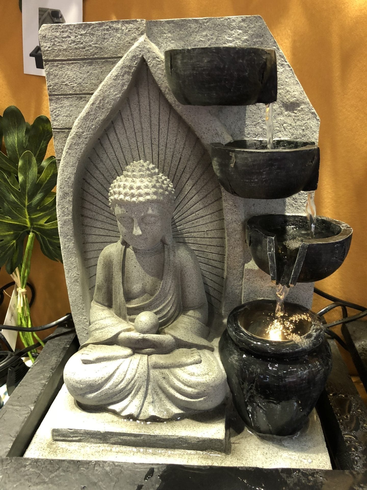 thumbnail interactive-video image 1 of Angelo Décor 40 Inch Buddha Fountain | The Home Depot Canada 1 of 12