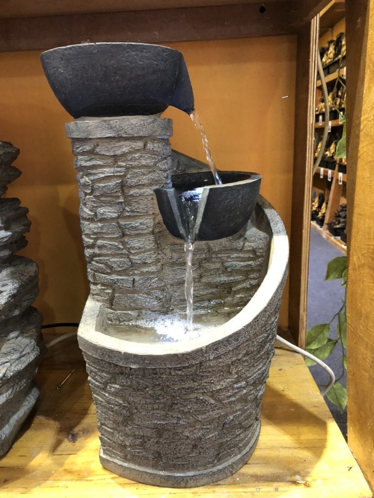 ZENITH Indoor Water Feature Multi Drop Fountain Polystone - Fandango ...