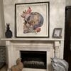 Bohemio Art Decor Skull Collage Pic Black Frame Unique Design 2019 NEW - Image 4