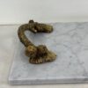 APETISTAS Italian Marble Trays in White Gold Palm Trees Handles - Image 4