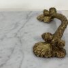 APETISTAS Italian Marble Trays in White Gold Palm Trees Handles - Image 5