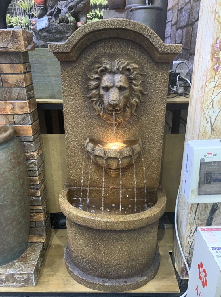 LEONARDO Lion Water Feature Multi Layered Fountain - Fandango Fountains